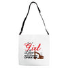 Just A Girl In Love With Her Heavy Equıpment Operator Adjustable Strap Totes