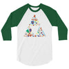 zelda item triforce 3/4 Sleeve Shirt