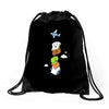 mid air disintegrated Drawstring Bags
