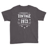 original parts vintage established 1973 perfectly aged Youth Tee