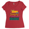 single mom's cools t shirts Women's Triblend Scoop T-shirt