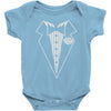 youth kids tuxedo Baby Onesie