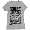 This Guy Is Taken By A Super Sexy January Girlfriend Ladies Fitted T-Shirt