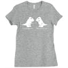 trex i love you this much Ladies Fitted T-Shirt