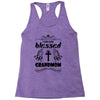 I Am One Blessed Grandmom Racerback Tank