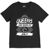 Queens Are Born In July V-Neck Tee