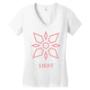 light Women's V-Neck T-Shirt