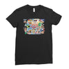 rude funny cotton dick of the world, ideal gift, birthday present Ladies Fitted T-Shirt