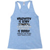 halloween is scary but carcinoid cancer is deadly spread the word help Racerback Tank