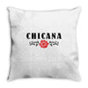 chicana Throw Pillow