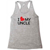I Love My Uncle Racerback Tank