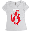 outlaws to the end Women's Triblend Scoop T-shirt