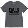 i'm in shape round is a shape V-Neck Tee