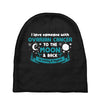 I Love Someone with Ovarian Cancer to The Moon and Back to Infinity Baby Beanies