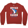 brother shark doo doo doo family matching Crewneck Sweatshirt