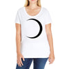 black moon Ladies Curvy T-Shirt