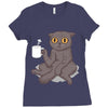 catffeinated Ladies Fitted T-Shirt
