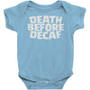 death before decaf (2) Baby Bodysuit