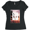 Surf Paradise City Women's Triblend Scoop T-shirt