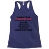 Smartass February Girl Racerback Tank