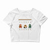 super mario chistmas Crop Top