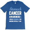 stomach cancer awaneress i wear periwinkle for someone special to me T-Shirt