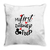 My 1st Disney Trip Throw Pillow