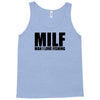 milf man i love fishing t shirt funny outdoors clever humor tee fisher Tank Top