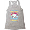 I Wish I Were A Unicorn So I Could Stab Idiots With My Head Racerback Tank