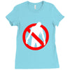 no zombies Ladies Fitted T-Shirt