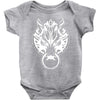 fenrir wolf motif Baby Onesie