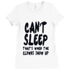 can't sleep clowns show up Ladies Fitted T-Shirt