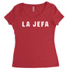 la jefa Women's Triblend Scoop T-shirt