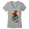 rex to the future Women's V-Neck T-Shirt