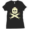 plastic block pirates Ladies Fitted T-Shirt