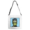 frankenstein pop art Adjustable Strap Totes