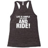 Eat Sleep Ride Racerback Tank