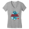 by the power of literature Women's V-Neck T-Shirt