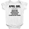 April Girl Hated By Many Baby Onesie