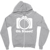 oh shoot camera Zipper Hoodie