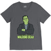 old school zombie V-Neck Tee