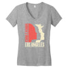 womens march on los angeles Women's V-Neck T-Shirt