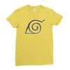 Hidden Leaf Village Symbol T-Shirt Ladies Fitted T-Shirt