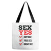 Sex Yes Please Tote Bags