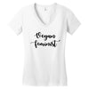 vegan feminist Women's V-Neck T-Shirt