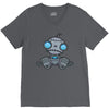 sad robot V-Neck Tee