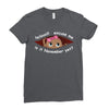 November Peeking Out Baby Girl Ladies Fitted T-Shirt