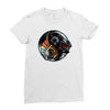 daft yin yang Ladies Fitted T-Shirt