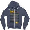 Taurus Facts Servings Per Container Zipper Hoodie