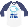 i m with herd 3/4 Sleeve Shirt